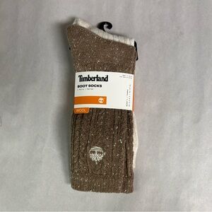 New Timberland Socks Women’s 2 Pair Wool Blend Boot Socks Casual Activewear